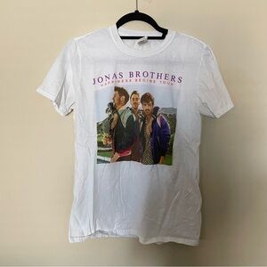 Jonas Brothers Happiness Begins Tour White Short Sleeve T-Shirt